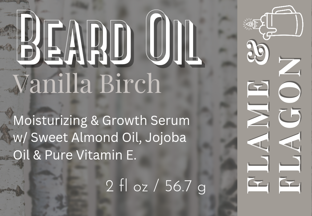 2oz Vanilla Birch Beard Oil